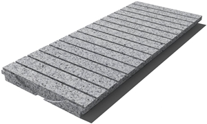 Granite G603 Drain Grate 610x250x30 mm, Prof. 0B3, Sandblasted