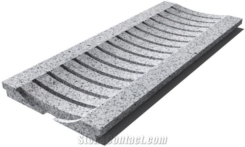 Granite G603 Drain grate 610x250x30 mm, Prof. 1C, Sandblasted