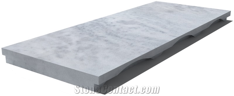 Kavala Drain Grate 610x250x30 mm, Prof. 0U, Sandblasted