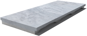 Kavala Drain Grate 610x250x30 mm, Prof. 8U, Sandblasted