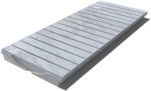 Kavala Drain Grate 610x250x30 mm, Prof. 9B3, Sandblasted
