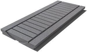 Royal Grey Drain Grate 610x250x30 mm, Prof. 0B, Sandblasted Royal Grey Drain Grate 610x250x30 mm, Prof. 0B, Sandblasted