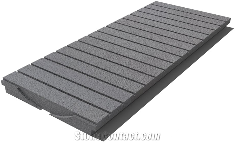 Royal Grey Drain Grate 610x250x30 mm, Prof. 0B3, Sandblasted