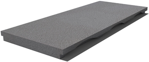 Royal Grey Drain Grate 610x250x30 mm, Prof. 0U, Sandblasted