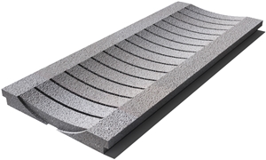 Royal Grey Drain Grate 610x250x30 mm, Prof. 1B, Sandblasted