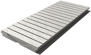 Royal Marfil Drain Grate 610x250x30 mm, Prof. 0B3, Sandblasted
