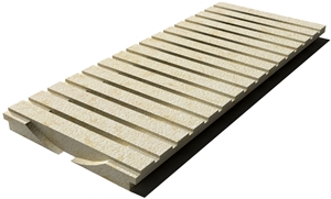 Sunny Drain Grate 610x250x30 mm, Prof. 0C3, Sandblasted