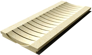 Sunny Drain Grate 610x250x30 mm, Prof. 1B, Sandblasted