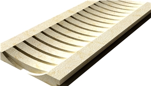 Sunny Drain Grate 610x250x30 mm, Prof. 1C, Sandblasted