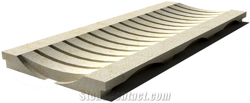 Sunny Drain Grate 610x250x30 mm, Prof. 1CU, Sandblasted
