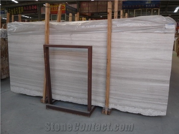 White Wooden Line, White Serpeggiante Marble Tile & Slab