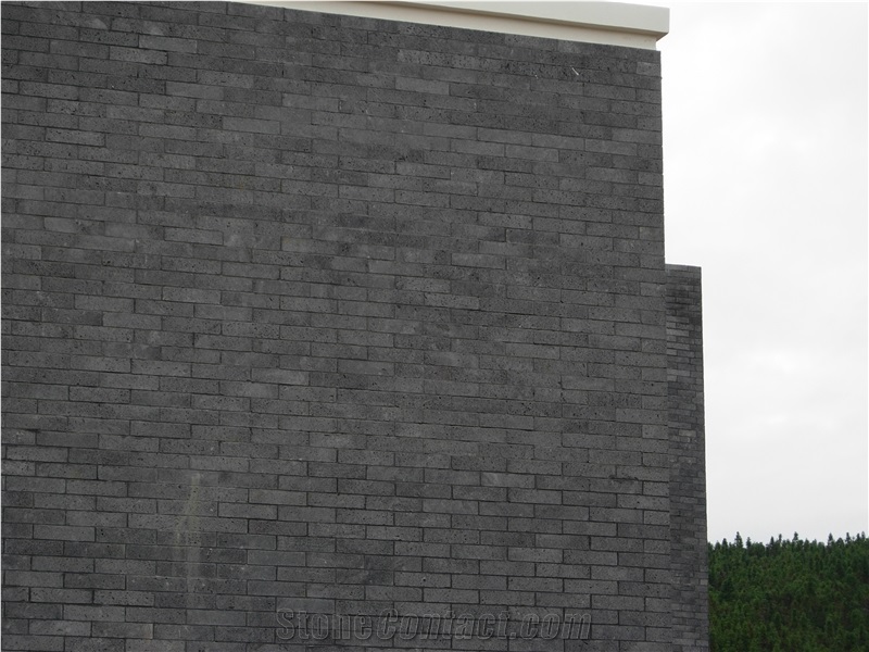 Sawn Multicolor Basalt Culture Stone for Walling