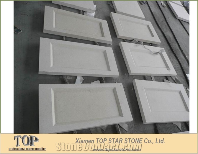 Honed Extra White Limestone External Panel