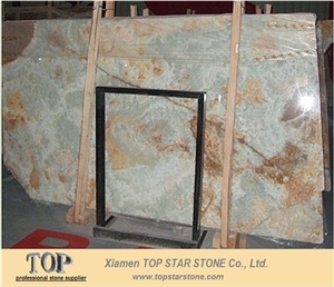Light Ice Blue Onyx Slabs