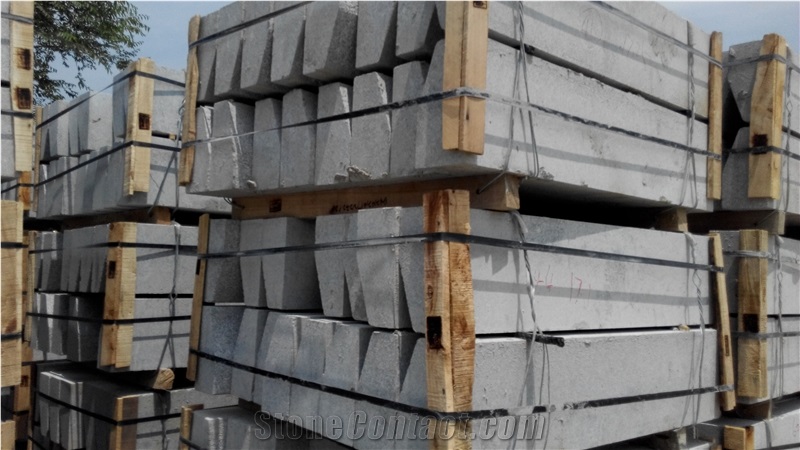 Chamfer Cheap Rectangular Paving Stones, G341 Grey Granite Kerbstone