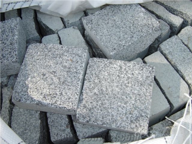 China G654 Cube Stone,Cobble Stone Road Pavers
