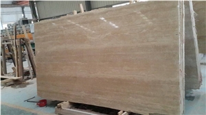 Beige Natural Polished Travertine Slabs