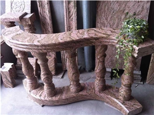 Red Dragon Granite Balustrade
