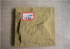 Yellow Sandstone Mushroom Stone