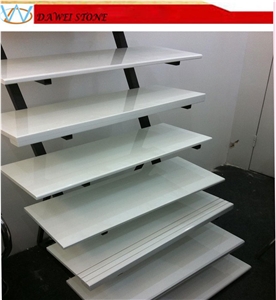 Crystal White Marble Stairs & Steps