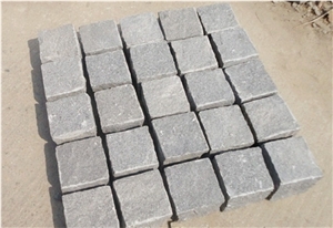 G654 Granite Cobble Stone China Impala Black Granite