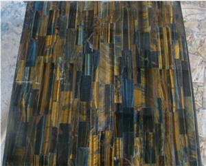 High Quality Tiger Eyes Semiprecious Stone Slabs