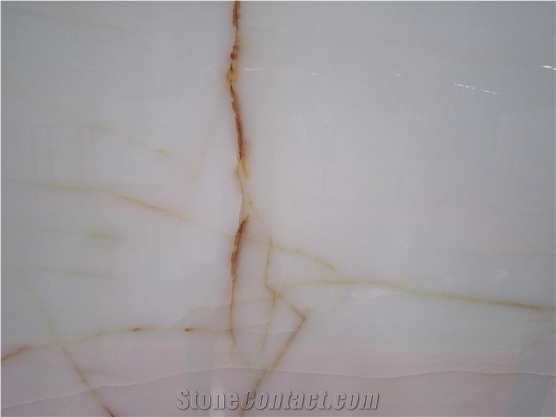 Turkish White Onyx Slab