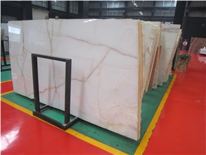 Turkish White Onyx Slab