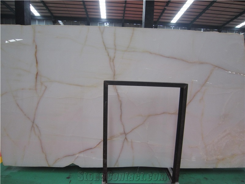 Turkish White Onyx Slab