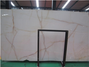 Turkish White Onyx Slab