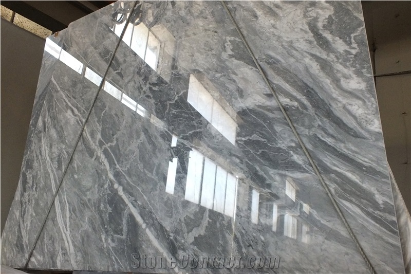 Bardiglio Nuvolato Marble Slabs & Tiles, Italy Grey Marble