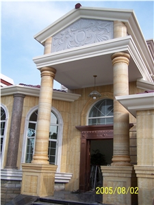 Honey Onyx Column, Yellow Onyx Column