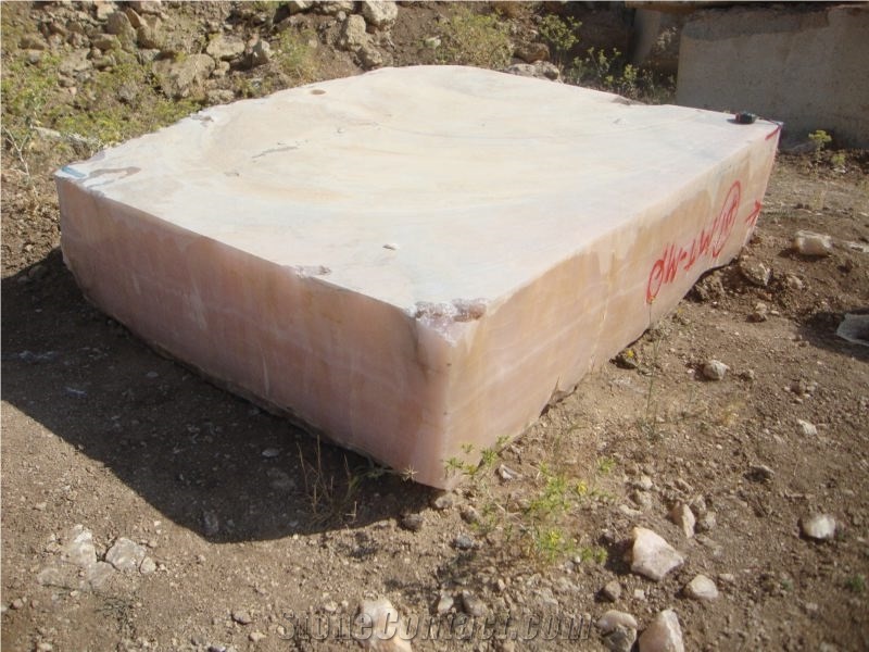 Pink Onyx Block, Iran Pink Onyx