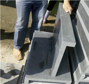 Balsalt Swimming Pool Tiles, Black Basalt Pool Coping