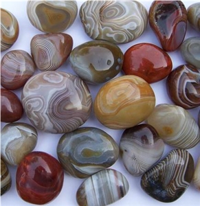 Big Agate Onyx Pebble Stone