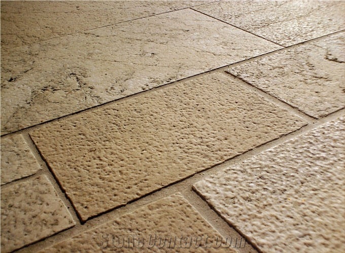 Mediterranean Limestone - Muschelkalkstein Pool Pavers, Pool Coping