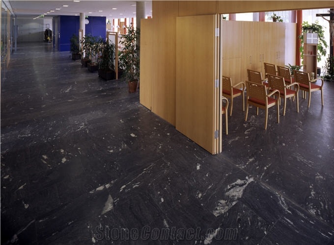 Murtal Grau Blau Marble Floor Tiles