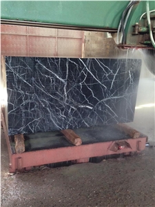 Spider Grey, Turkey Black Marble Block