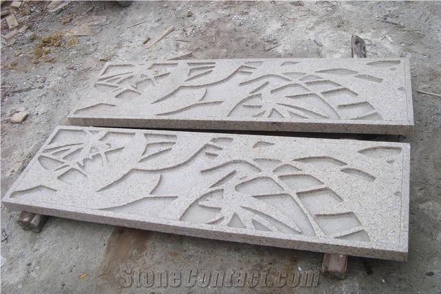 China Yellow Sandstone Tree Sculptures,Garden Sculptures,Animal Sculptures and Relief
