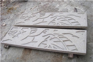 China Yellow Sandstone Tree Sculptures,Garden Sculptures,Animal Sculptures and Relief