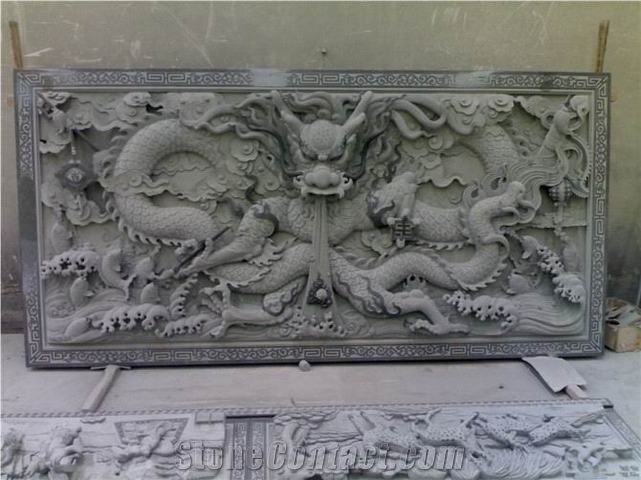 China Yellow Sandstone Tree Sculptures,Garden Sculptures,Animal Sculptures and Relief