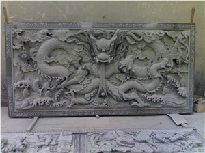 China Yellow Sandstone Tree Sculptures,Garden Sculptures,Animal Sculptures and Relief
