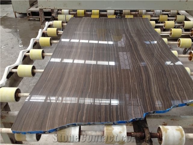 Dark Brown Eramosa Limestone,Eramosa Tobacco Brown Wiarton Limestone,Eramosa and Riada Limestone Tiles & Slabs, Wiarton Dark Fleuri Limestone