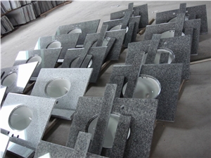 G635 & G633 Granite Bathroom Vanity Tops / Countertops / Single Basin Vanity Tops