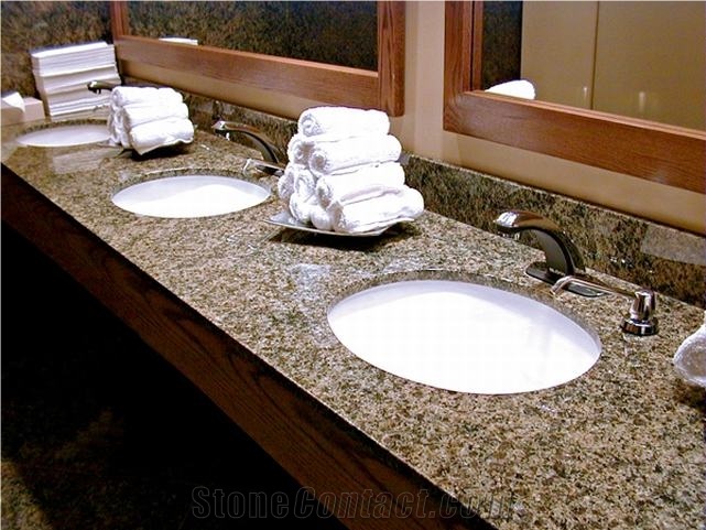 Padang Dark Grey Granite Bathroom Countertops
