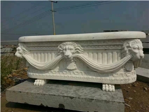 Pure White Marble Carved Lion Head Decoration Fireplace Insert for Hotel Villa House Pure White Marble Carved Lion Head Decoration Fireplace Insert for Hotel Villa House