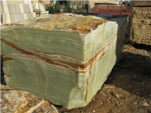 Light Green Onyx Block