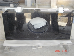 Black Galaxy Granite Vanity Tops for Bathroom