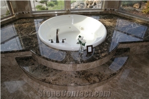Dark Emperador Marble Countertops,Vanity Tops