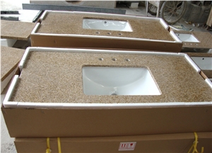 G682 Golden Garnet Granite Bathroom Vanity Tops